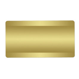 プリントアットホーム金ゴールドトーン住所 シール