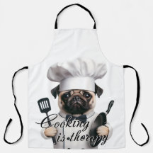 プリントエプロン料理はセラピー