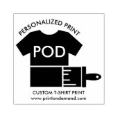 プリントオンデマンドの衣服ペイント ラバースタンプ (インプリント)