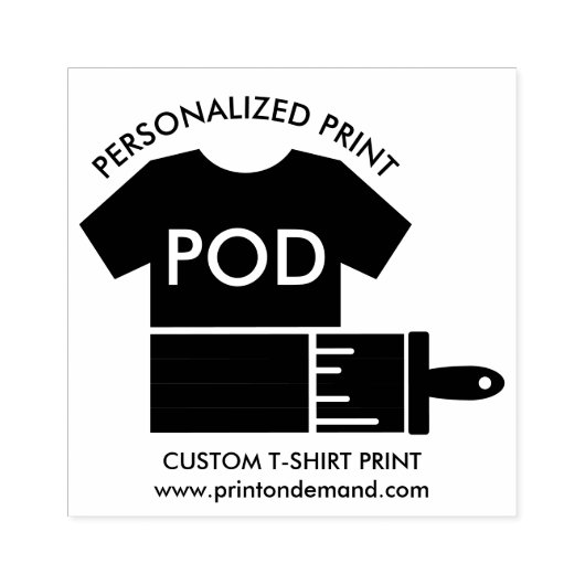 プリントオンデマンドの衣服ペイント ラバースタンプ (インプリント)