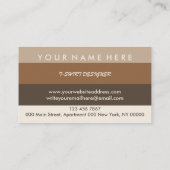 プリントオンデマンドアパレルズシャツ熱伝導 名刺 (裏面)