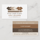 プリントオンデマンドアパレルズシャツ熱伝導 名刺 (正面/裏面)