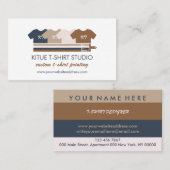 プリントオンデマンドアパレルズシャツ熱伝導 名刺 (正面/裏面)