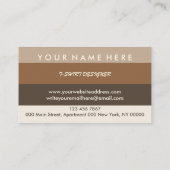 プリントオンデマンド熱転写シャツアパレル 名刺 (裏面)