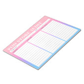 プリントオン・デマンド写真小規模企業の監査一覧 ノートパッド (アングル)