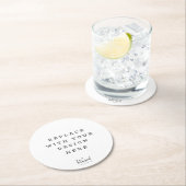 プリントオーダー特殊イベントパーティー円丸 ラウンドペーパーコースター (インサイチュ)