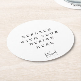 プリントオーダー特殊イベントパーティー円丸 ラウンドペーパーコースター