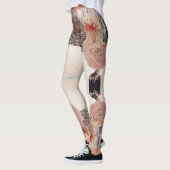 プリントオーバーピンクスノークイーンレギンス レギンス (左)