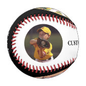 プリントカスタムのプロモーション用ベースボールと写真 野球ボール (正面左)