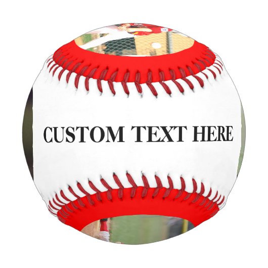プリントカスタムのプロモーション用ベースボールと写真 野球ボール (正面)