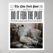 プリントカスタムはプロット女の子の芸術のためにそれを行う ポスター (正面)