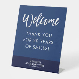 プリントカスタムオーダーケルシー20周年記念ウェルカム 台座サイン