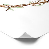 プリントカスタムフィンガーリース、ゲストブックオルタナティブ ポスター (角)