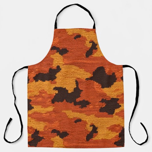 プリントカスタムBBQエプロンCREF大型シェフ用 エプロン (正面)