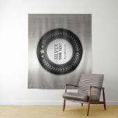 プリントカスタムDIYメダルシルバーチャンピオン編集可能 タペストリー (インサイチュ)