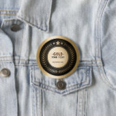 プリントカスタムDIYメダル金ゴールド#1チャンピオン編集可能 缶バッジ (インサイチュ)