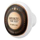 プリントカスタムDIYメダル青銅チャンピオン編集可能 セラミックノブ (右)