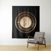 プリントカスタムDIYメダル青銅チャンピオン編集可能 タペストリー (インサイチュ)