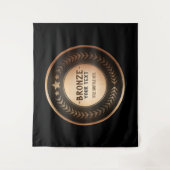プリントカスタムDIYメダル青銅チャンピオン編集可能 タペストリー (正面)