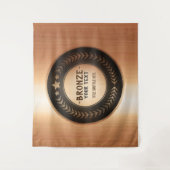 プリントカスタムDIYメダル青銅チャンピオン編集可能 タペストリー (正面)