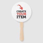 プリントカスタムDIY MEDALシルバーADD YOUR LOGO EDIT ハンドファン (裏面)