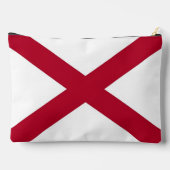 プリントカットソーバッグとアラバマ州旗（アメリカ） アクセサリーポーチ (裏面)