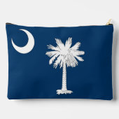 プリントカットソーバッグとサウスカロライナ州旗 アクセサリーポーチ (裏面)