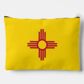 プリントカットソーバッグとニューメキシコ州旗 アクセサリーポーチ (裏面)