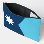 プリントカットソーバッグと米国ミネソタ州旗 アクセサリーポーチ (見開き)