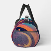 プリントカットソーバッグは宇宙デ鮮やかザーズ ダッフルバッグ (右)