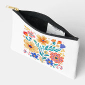 プリントカットソーバッグエスニックデザイン アクセサリーポーチ (見開き)