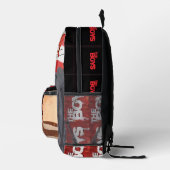 プリントカットソーバッグザイノザボーイズ プリントバックパック (右)