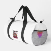 プリントカットソーバッグスニーカーに取り付けスタイリッシュる ダッフルバッグ (右コーナー)