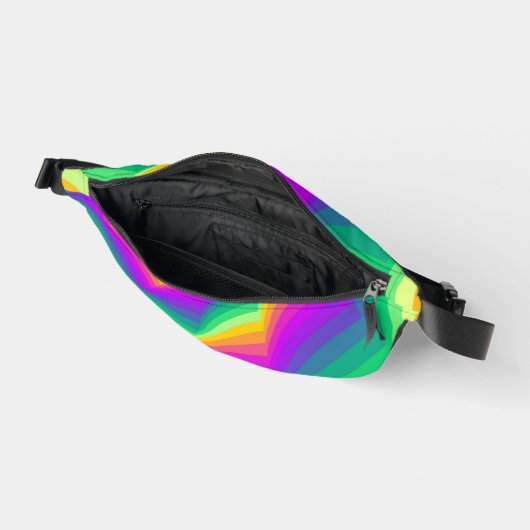プリントカットソーバッグネオンカラフル ファニーパック (見開き)