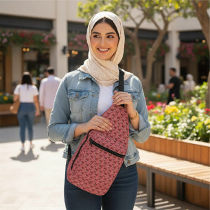 プリントカットソーバッグハート スリングバッグ