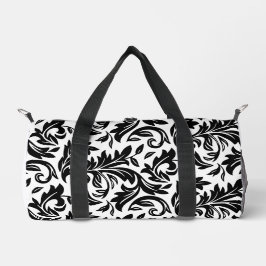 プリントカットソーバッグホワイト – P0358 ダッフルバッグ