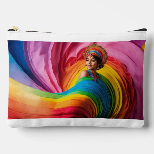 プリントカットソーバッグ アクセサリーポーチ (正面)