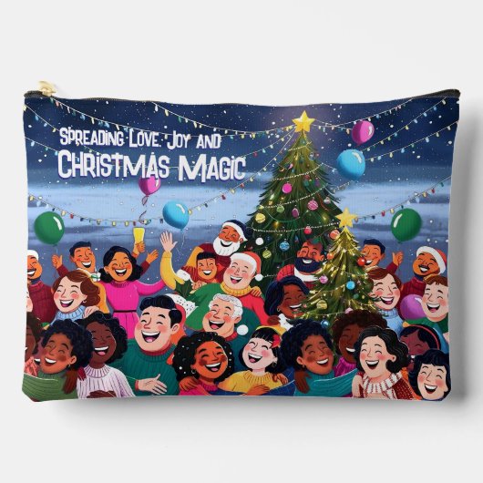 プリントカットソーバッグ アクセサリーポーチ (正面)