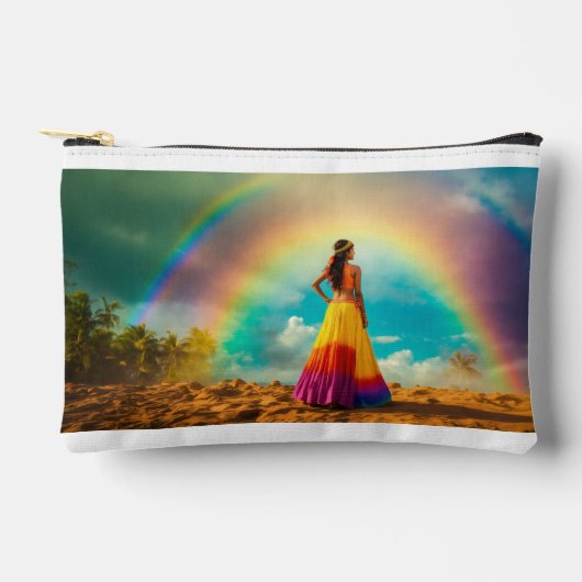 プリントカットソーバッグ アクセサリーポーチ (正面)