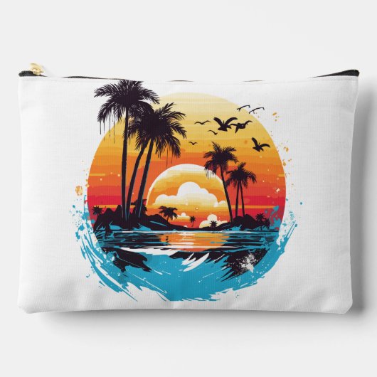 プリントカットソーバッグ アクセサリーポーチ (正面)