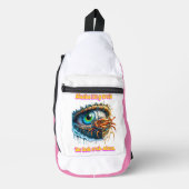 プリントカットソーバッグ スリングバッグ (正面)