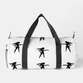 プリントカットソーバッグ：ダッフェルバッグ女性パワー。 ダッフルバッグ (裏面)