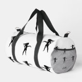 プリントカットソーバッグ：ダッフェルバッグ女性パワー。 ダッフルバッグ (右コーナー)