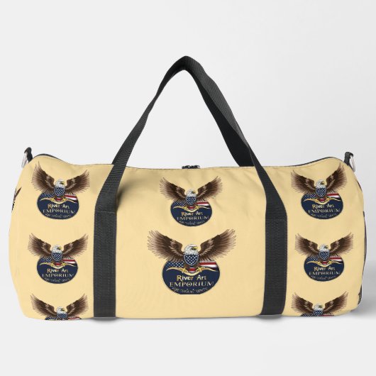 プリントカットソーバッグ ダッフルバッグ (正面)