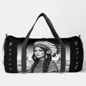 プリントカットソーバッグ ダッフルバッグ (正面)