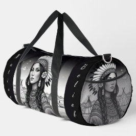 プリントカットソーバッグ ダッフルバッグ