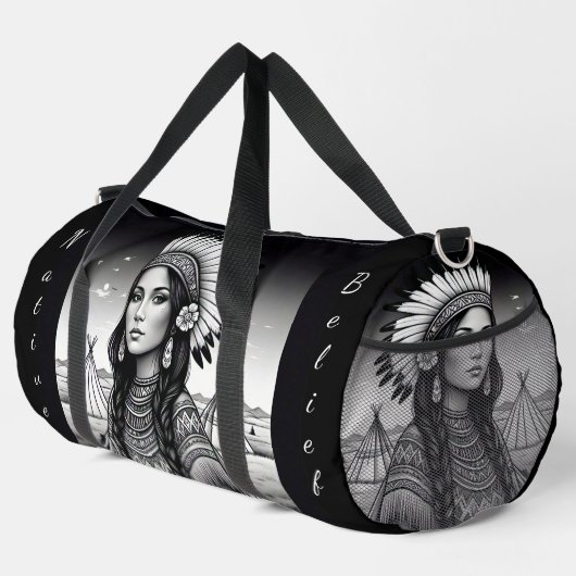 プリントカットソーバッグ ダッフルバッグ (右コーナー)