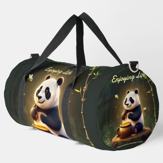 プリントカットソーバッグ ダッフルバッグ (左コーナー)