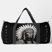 プリントカットソーバッグ ダッフルバッグ (正面)