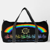 プリントカットソーバッグ ダッフルバッグ (正面)